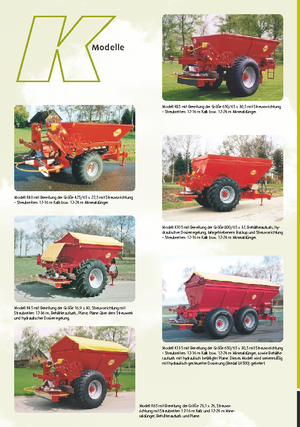 Saleuses remorquées Bredal K 40