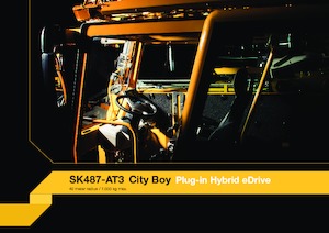 Grue à tour - tourneur inférieur - sur véhicule Spierings SK487-AT3