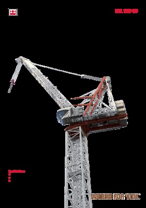 Grues à tour - tourneur supérieur Terex Comedil (Zeppelin) CTL 140-10