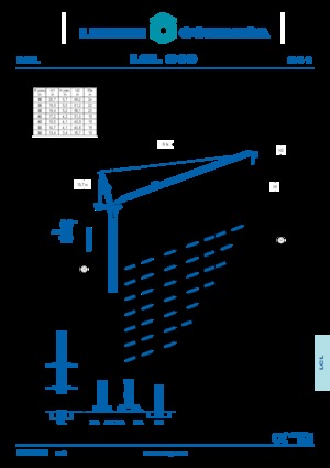 Grues à tour  - tourneur supérieur- flèche épingle Comansa LCL 310