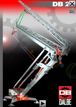 Grues à tour - tourneur inférieur Gru Dalbe DB 20