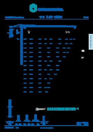 Grues à tour - tourneur supérieur Comansa 11LC150