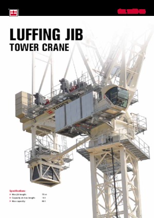Grues à tour - tourneur supérieur Terex Comedil (Zeppelin) CTL 1600-66