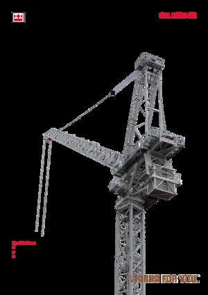 Grues à tour - tourneur supérieur Terex Comedil (Zeppelin) CTL 630 B 32