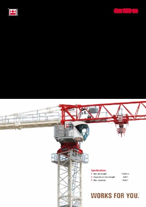 Grues à tour - tourneur supérieur Terex Comedil (Zeppelin) CTT 332-16
