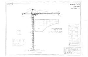Grues à tour - tourneur supérieur Kroll K-4000