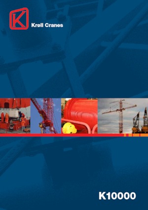 Grues à tour - tourneur supérieur Kroll K10000
