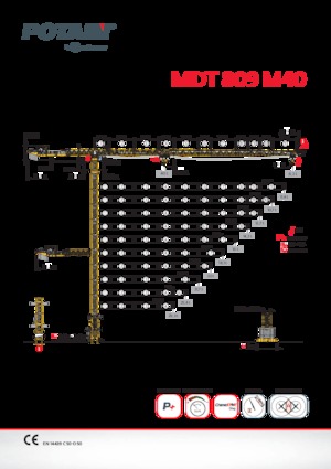 Grues à tour - tourneur supérieur Potain MDT 809 M40