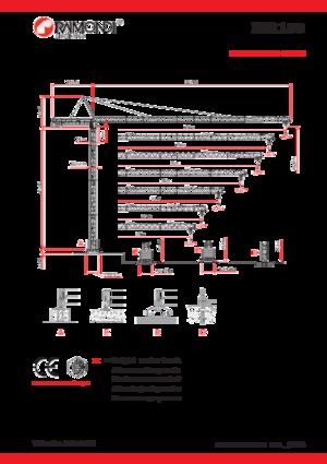Grues à tour - tourneur supérieur Raimondi MR183