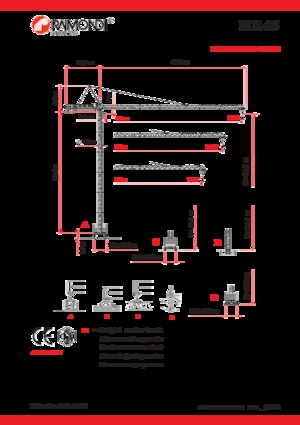 Grues à tour - tourneur supérieur Raimondi MR45