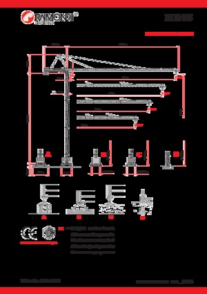 Grues à tour - tourneur supérieur Raimondi MR75