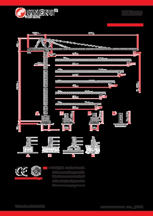 Grues à tour - tourneur supérieur Raimondi MR99