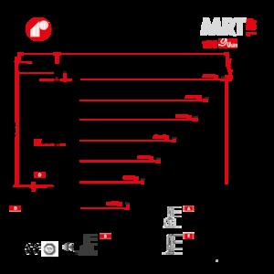 Grues à tour - tourneur supérieur Raimondi MRT189