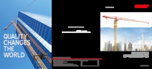 Grues à tour - tourneur supérieur Sany SYT380