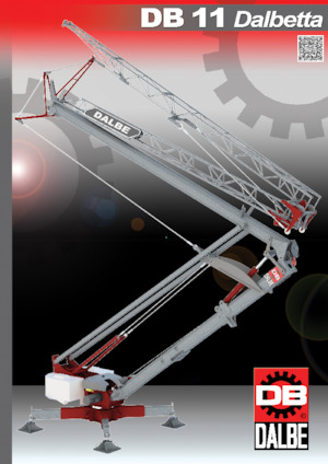 Grues à tour - tourneur inférieur Gru Dalbe DB 11 Dalbetta