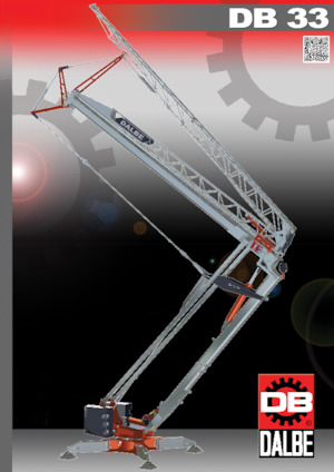 Grues à tour - tourneur inférieur Gru Dalbe DB 33
