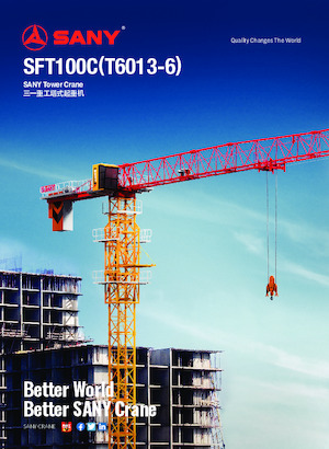 Grues à tour - tourneur supérieur Sany SFT100C 