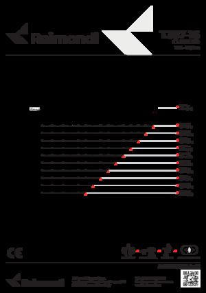 Grues à tour - tourneur supérieur Raimondi T357