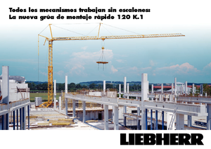 Grues à tour - tourneur inférieur Liebherr 120 K.1 FU