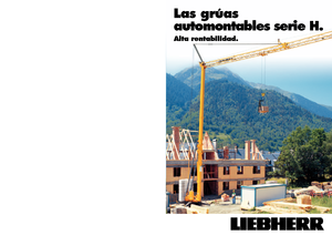 Grues à tour - tourneur inférieur Liebherr 20 H - 2,0-PU