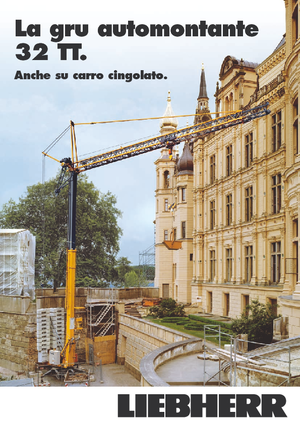 Grues à tour - tourneur inférieur Liebherr 32 TT - 2,5-FU