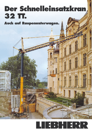 Grues à tour - tourneur inférieur Liebherr 32 TT - 2,5-FU