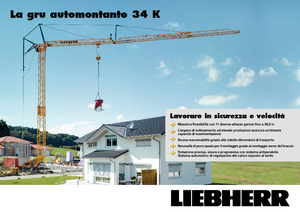 Grues à tour - tourneur inférieur Liebherr 34 K-2,5m