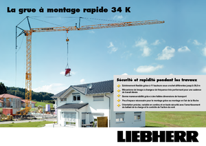 Grues à tour - tourneur inférieur Liebherr 34 K-2,5m