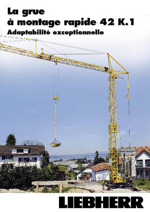Grues à tour - tourneur inférieur Liebherr 42 K.1 (FU)