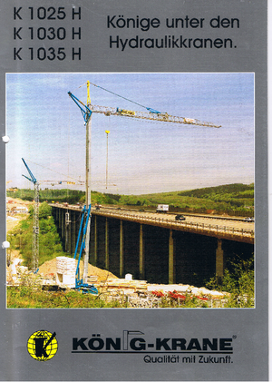 Grues à tour - tourneur inférieur König K 1035 H (2m)