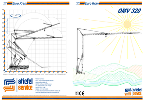 Grues à tour - tourneur inférieur Euro-Kran Stiefel OMV 320