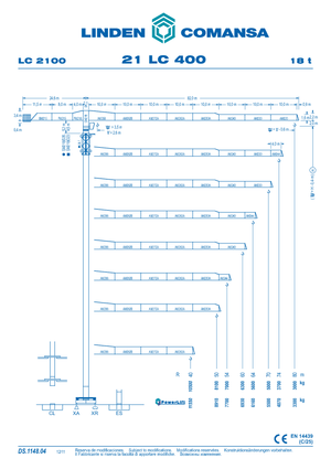 Grues à tour - tourneur supérieur Comansa 21LC400