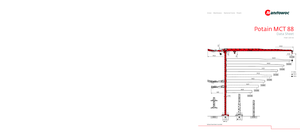 Grues à tour - tourneur supérieur Potain MCT 88-5 t