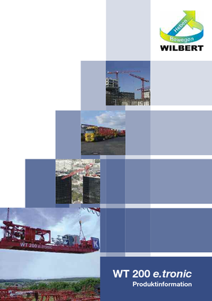 Grues à tour - tourneur supérieur Wilbert WT 200 e.tronic