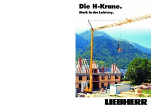 Grues à tour - tourneur inférieur Liebherr 13 H