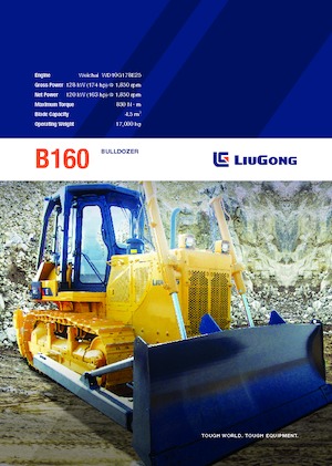 Bulldozers Liugong B160 