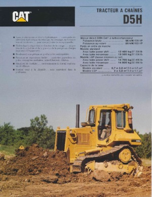 Bulldozers Caterpillar D 5 H LPP