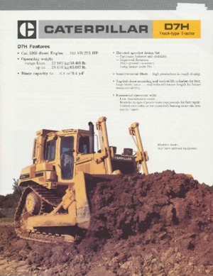 Bulldozers Caterpillar D 7 H DPS