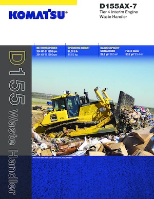 Bulldozers Komatsu D155AX-7 WH