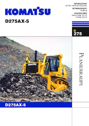 Bulldozers Komatsu D275AX-5 