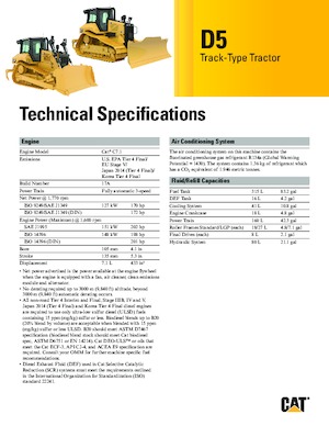 Bulldozers Caterpillar D5 LPG VPAT