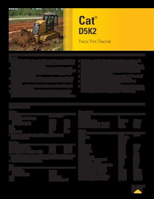 Bulldozers Caterpillar D5K2 XL