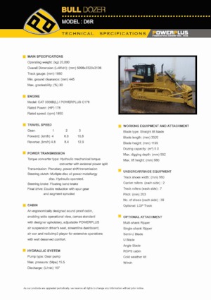 Bulldozers PowerPlus D6R