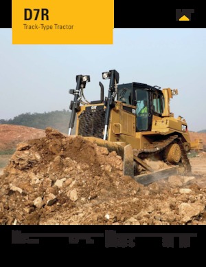 Bulldozers Caterpillar D7R