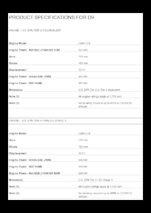 Bulldozers Caterpillar D9