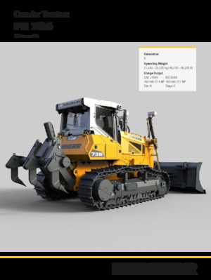 Bulldozers Liebherr PR 736 L G8.0