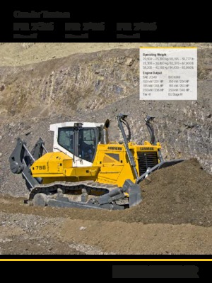 Bulldozers Liebherr PR 756 LGP Litronic