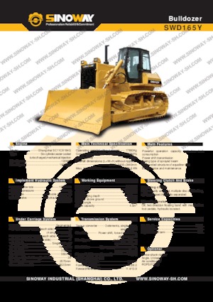 Bulldozers Sinoway SWD165Y