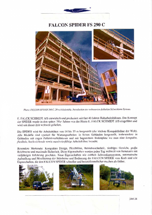 Nacelles télescopiques sur chenilles Worldlift Industries AS - Rothlehner FS 290 C