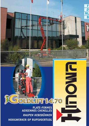 Nacelles à bras articulés sur chenilles Hinowa GL 14.70